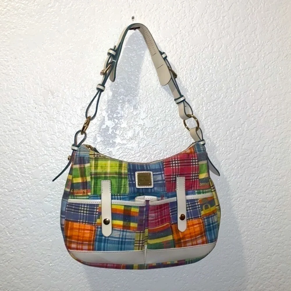 Dooney & Bourke plaid picnic ants shoulder bag - Picture 4 of 12